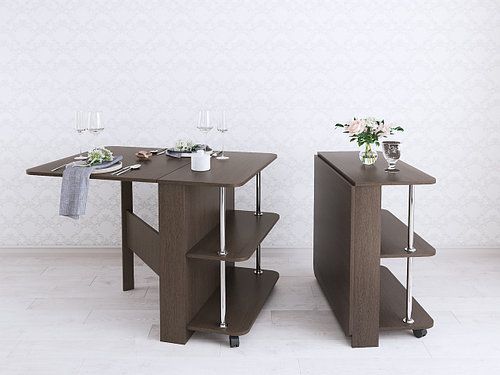 Стол-книжка "Бабочка" венге 410(1100)*800*750 ВTS 