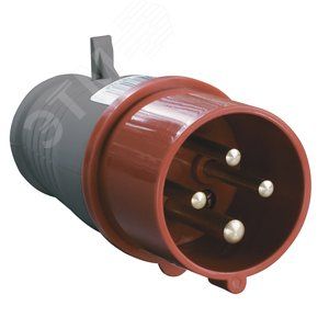 Вилка кабельная 16А 3Р+E IР44 переносная 380В 014  IEK
