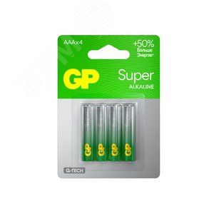 Батарейка алкалин GP Super Alkaline G-Tech 24А LR03/286/AAA