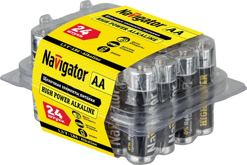 Батарейка AA/LR6 NBT-NE-LR6-BOX24 Navigator