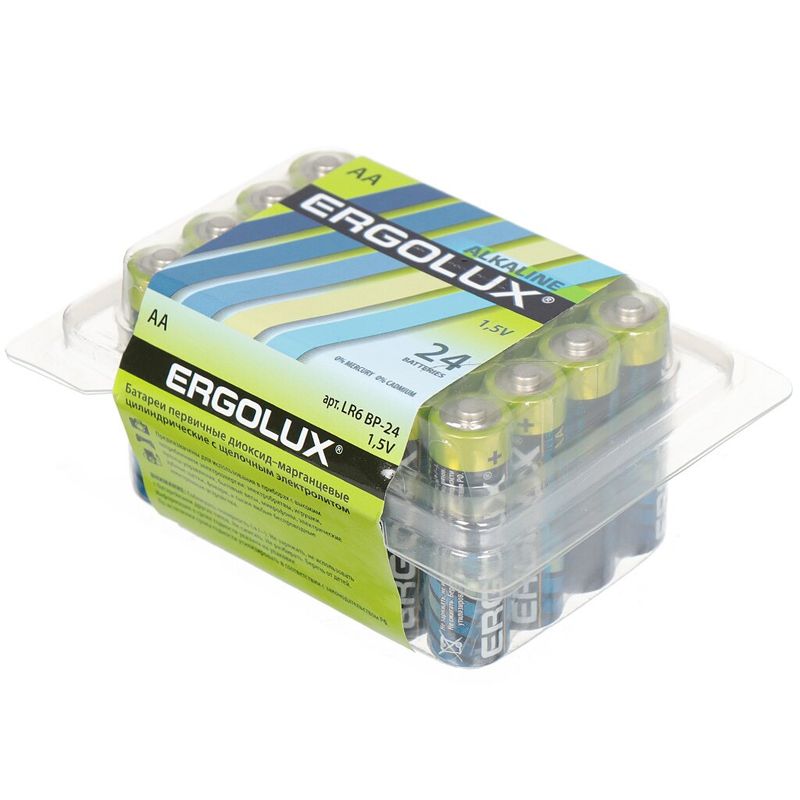 Батарейка Ergolux  AA LR6 пал Alkaline 