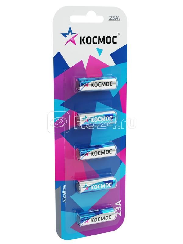 Батарейка 23А 12V блистер 5 шт для автосигнализации КОСМОС