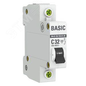 Автом. выкл. ВА 47-29 1р 32А С 4,5кА Basic