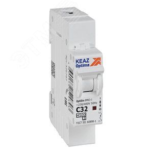Выкл. автом. 1р 32А C 4,5кА AC BM63-1C32-4,5-УХЛ3 КЭАЗ