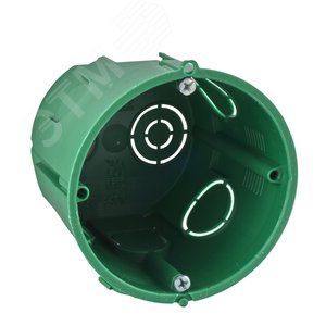 Коробка установ для сплош. стен 65*60 зеленая Systeme Electric