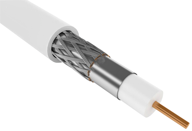 Кабель коаксиальный медн RG 6U CCS 15проц. 32х0.12 (м) Net.on
