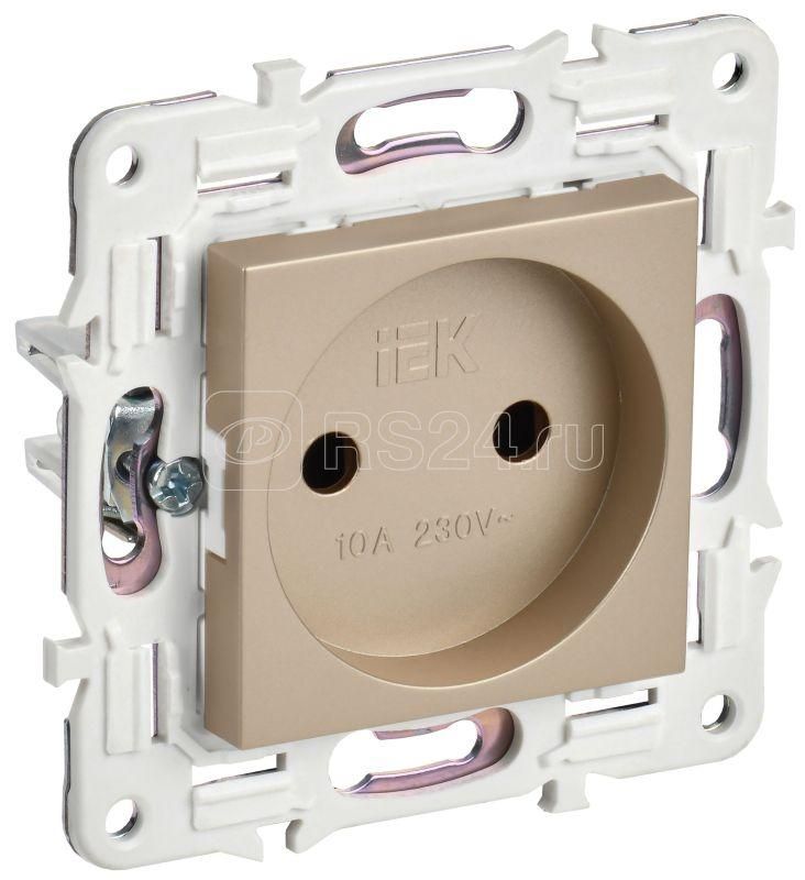 Розетка 1-м SKANDY 10А б/з SK-R02Sa песочн. IEK