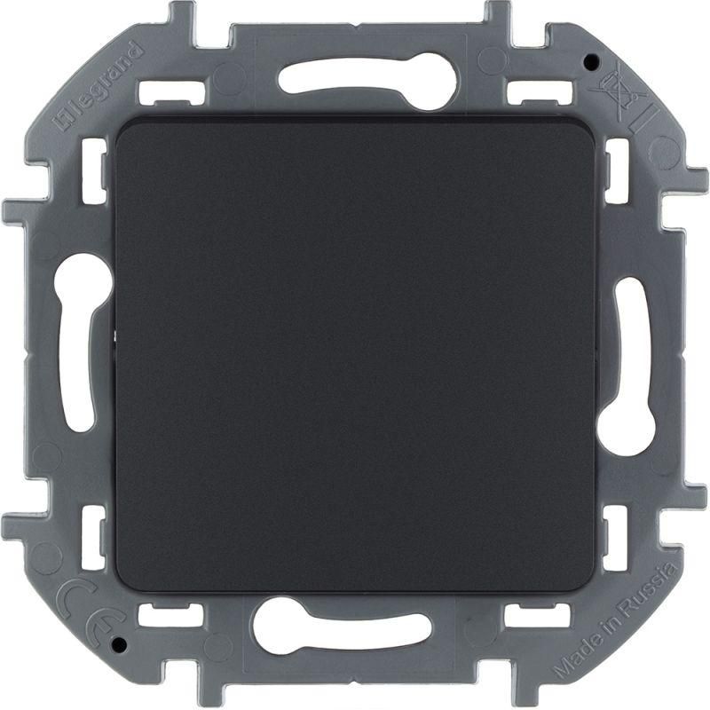 Выключатель 1кл INSPIRIA 10 AX 250Bантрацит 673603