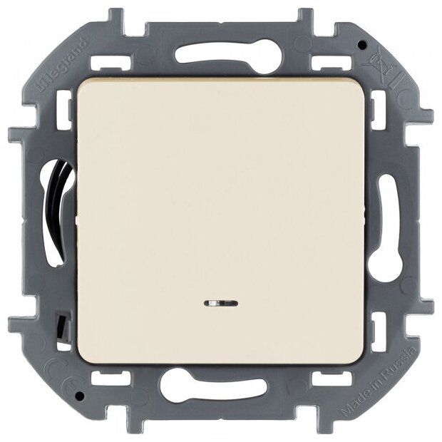 Выключатель 1кл INSPIRIA 10 AX 250B слон.к 673601