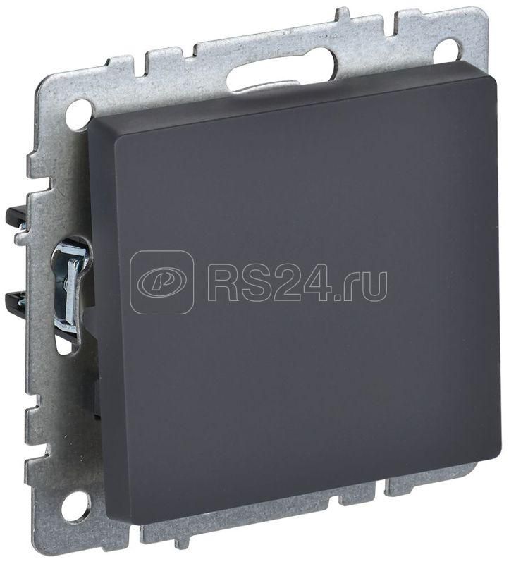 Выключатель СУ IEK BRITE 1кл. графит 10А ВС10-1-6-Брг