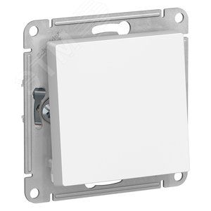 Переключатель 1кл ATLASDESIGN схема 6 10AX мех белый