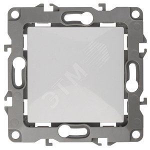 Выключатель 1кл. ЭРА12 схема 10AX-250В  белый 12-1101-01