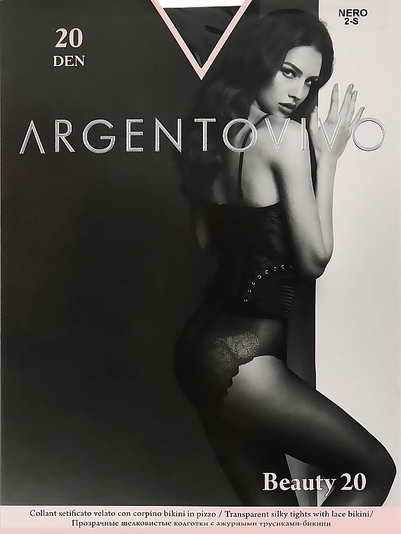 Колготки Argentovivo Beauty 20 ассорт пав 176