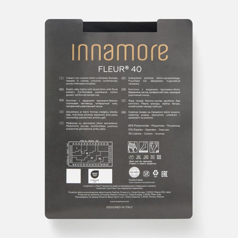 Колготки INNAMORE Fleur 40 асорт
