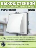 Выход стенной БЕЛЫЙ 1515 К100