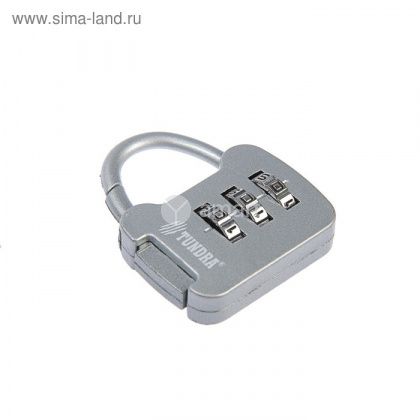 Замок навес TUNDRA ZK006 серый / черный 4668264