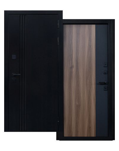 Дверь мет. Сибирь Термо антик черн (860R)