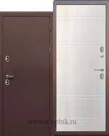 Дверь мет. PROTERMA 11 см Антик медь Уайт (960R)