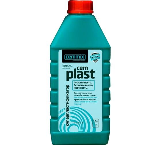 Пластификатор Cemmix "Cemplast"концентрирован. 1л