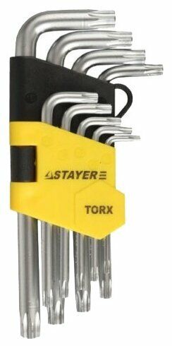 Набор ключей имбус коротк STAYER 9 предм 2743-Н9