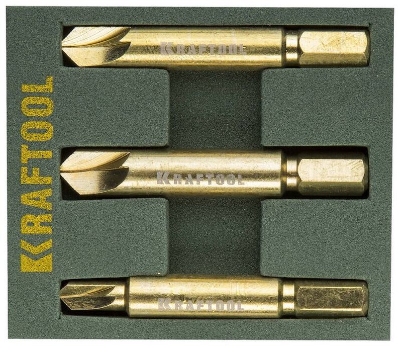 Набор экстракторов KRAFTOOL д/выкр крепежа26770-Н3