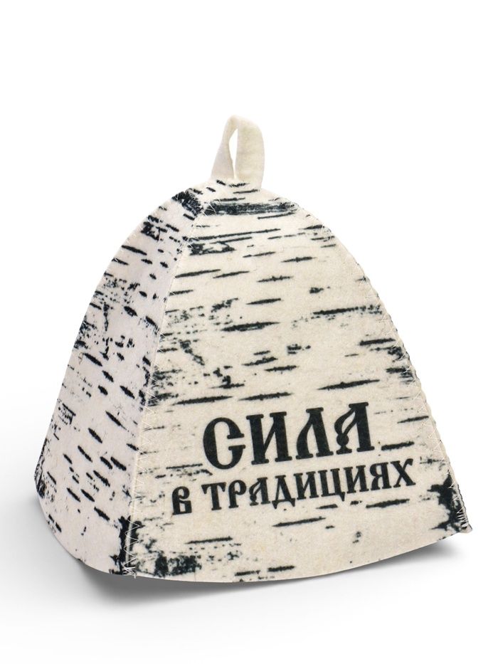 Шапка для бани и сауны «Сила в традициях», полиэфир