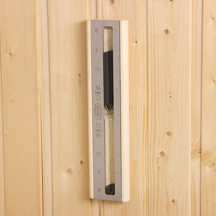 Часы песочные для бани 30×7×3V-H009-2, дерево, металл
