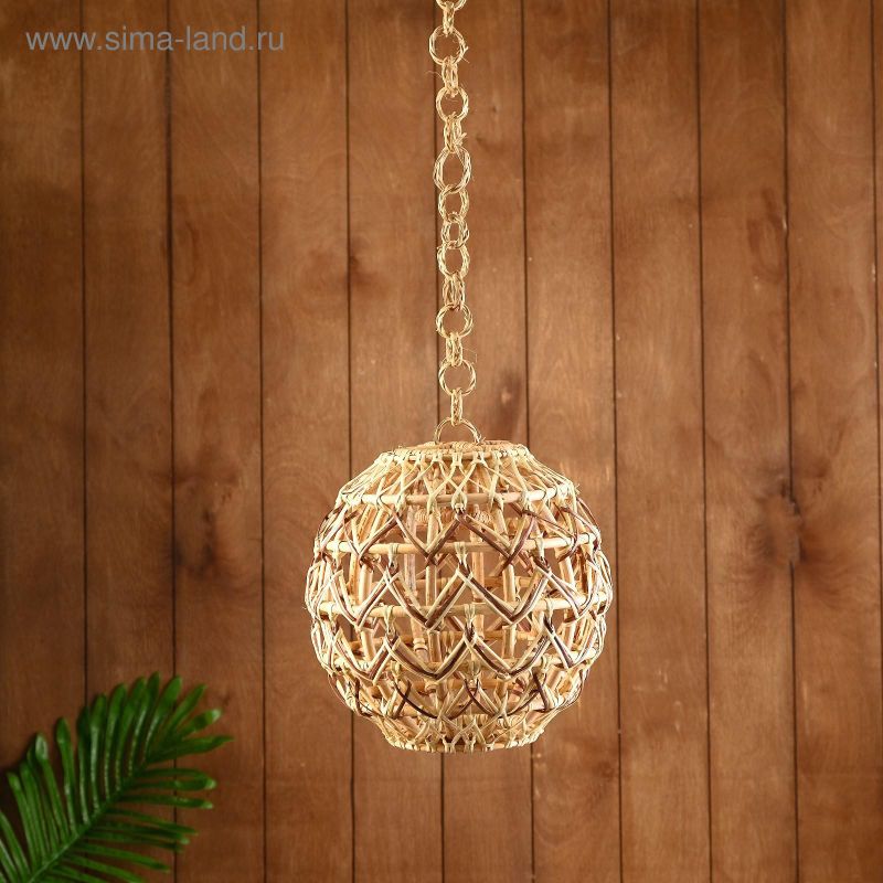 Абажур из ротанга "Джакарта" 75*25*25см
