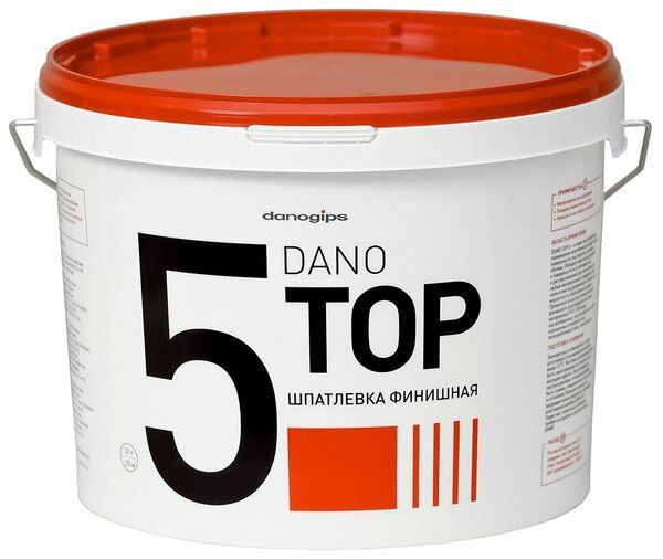 Шпатлевка Даногипс TOP 5 финишная 24кг  