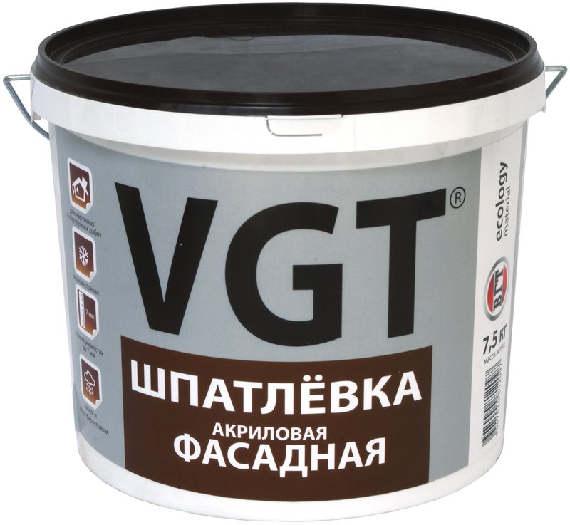 Шпатлевка ВГТ фасадная 7,5