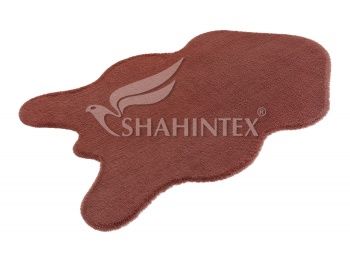 Коврик меховой SHAHINTEX шкура 75*130 брусничный
