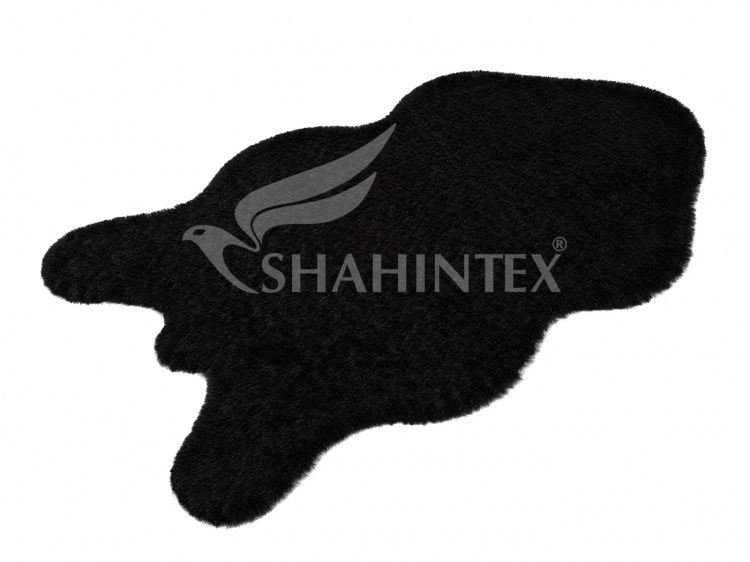 Коврик меховой SHAHINTEX шкура 50*88 блэкглама