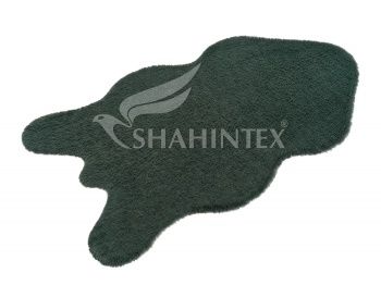 Коврик меховой SHAHINTEX шкура 50*88 изумрудный