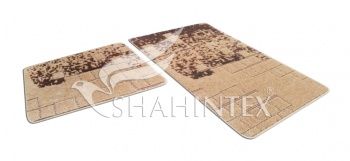 Коврик д/ванны и туал SHAHINTEX VINTAGE SH V001 60*100+60*50 бисквитный 7