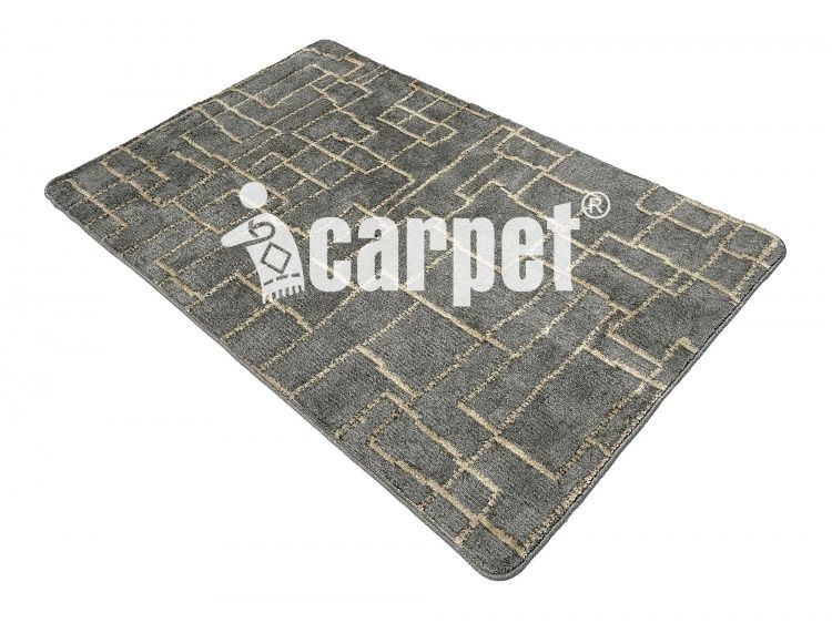 Коврик АРТ icarpet Модерн 100*150 серый с бисквитным