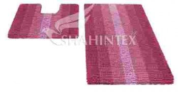Коврик д/ванны и туал SHAHINTEX MULTIMAKARON 60*90+60*50 розовый