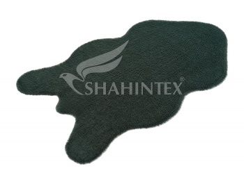 Коврик д/ванной SHAHINTEX шкура 57*100 изумрудный 03