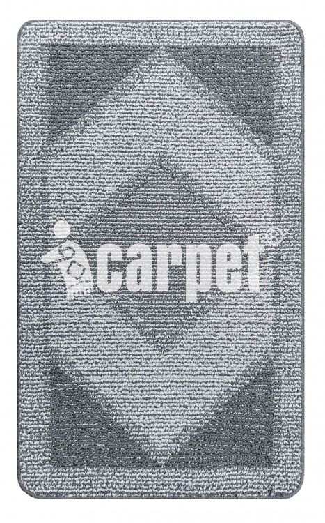 Коврик SHAHINTEX Букле icarpet Гармония 60*100 пепельно-серый