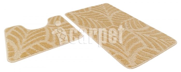 Коврик д/ванны и туал SHAHINTEX ICARPET 50*80+50*40 001 бисквит 7