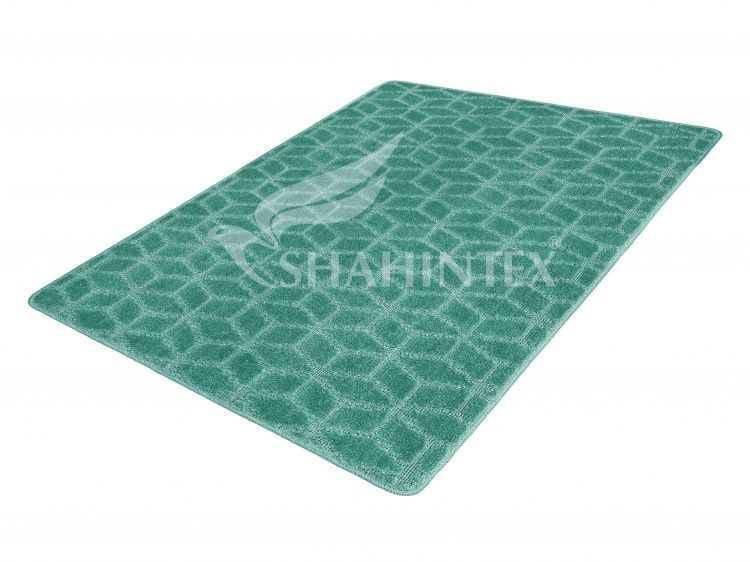 Коврик д/ванной SHAHINTEX РР 100*150 002 мятный