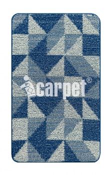Коврик SHAHINTEX Букле icarpet Геометрия 60*100 морской залив