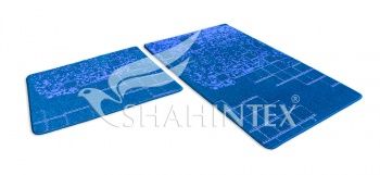 Коврик д/ванны и туал SHAHINTEX VINTAGE SH V001 60*100+60*50 синий 56