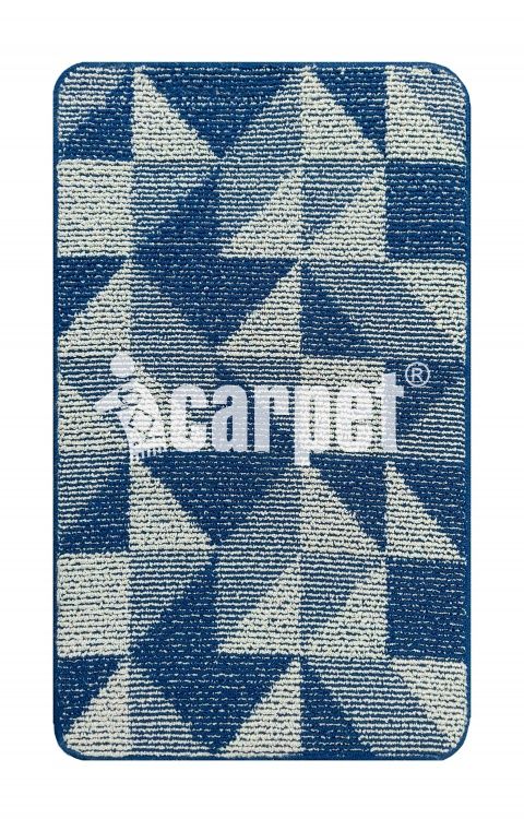 Коврик SHAHINTEX Букле icarpet Геометрия 80*120 морской залив