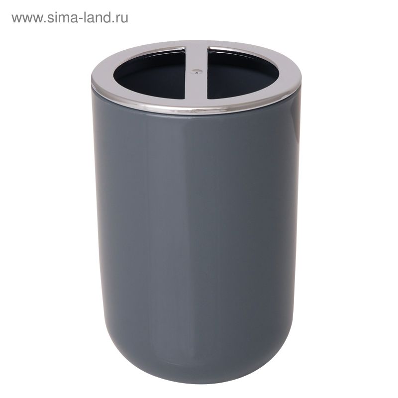 Подставка д/зуб. щеток ALBA GREY пластик 4382211