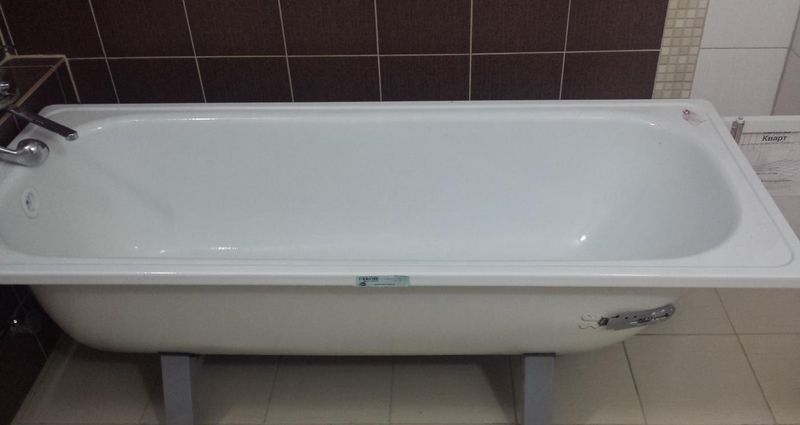 Ванна стал Antika 160*70*40 БЕЛАЯ с подст