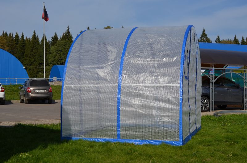 Теплица Агросфера Умница с чехлом из армированной пленки 3*2,10*2 м(дуги ч/1м)
