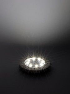Светильник садовый ТАБЛЕТКА d12см SBF-113 8LED IP56 солн.бат.