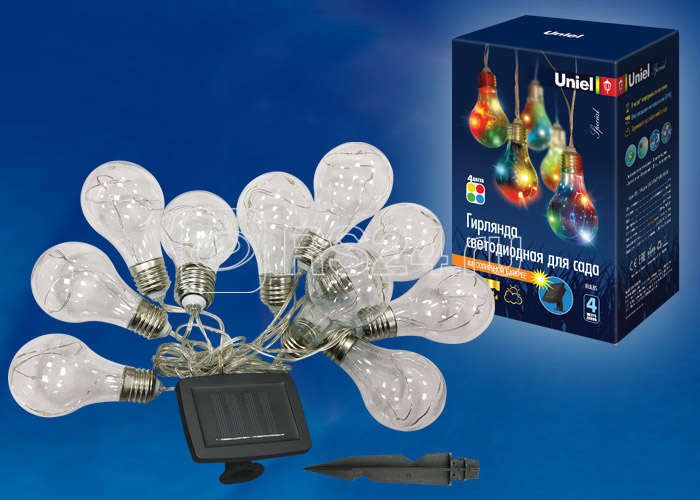 Светильник садовый USL-S-126/РТ4000 солн аккум IP44