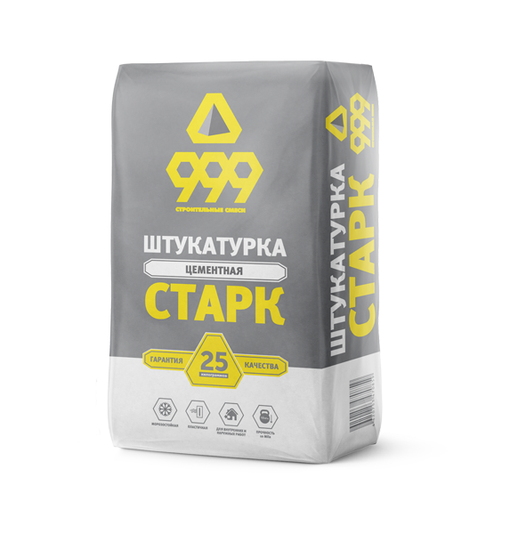Смесь 999 СТАРК цементная ручн.нанесен 25кг 