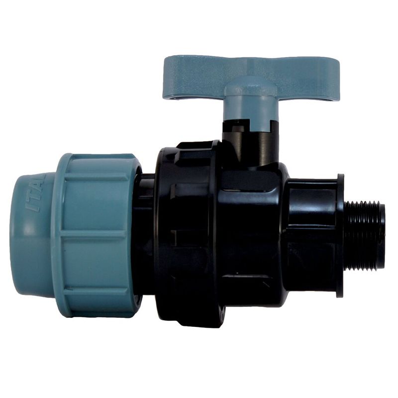 ПНД Кран D25*3/4 нар.резьба